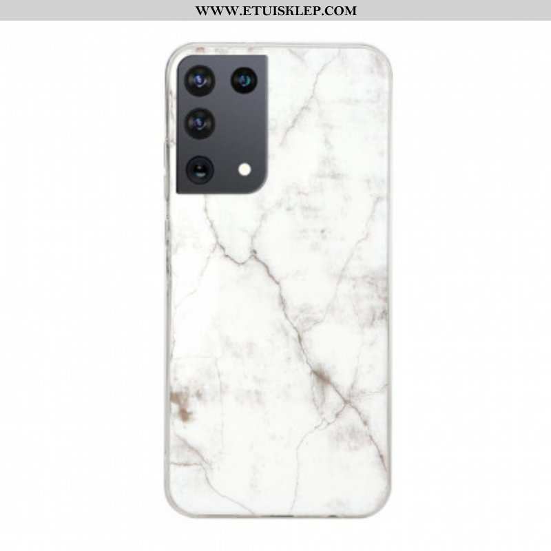 Etui do Samsung Galaxy S21 Ultra 5G Klasyczny Marmur